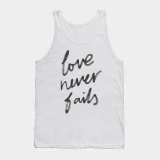 love never fails Tank Top